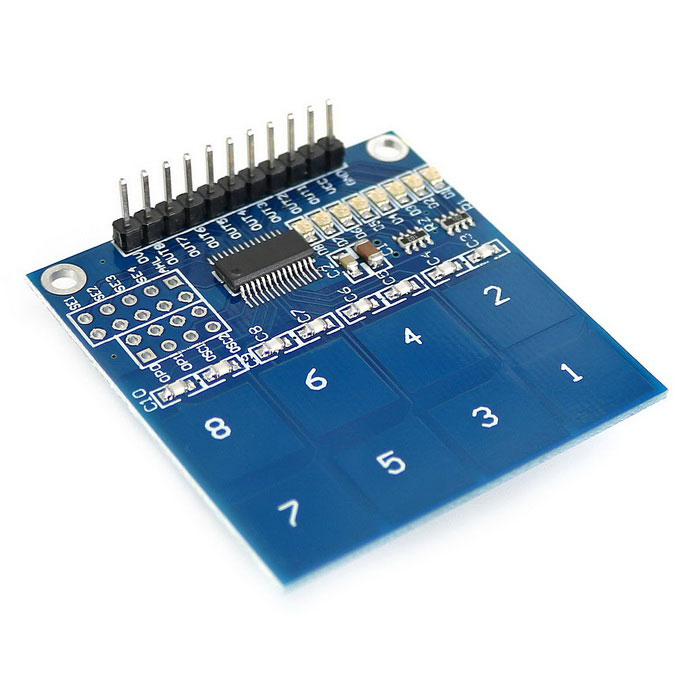 Mạch Cảm Biến Điện Dung 8 Phím - TTP229