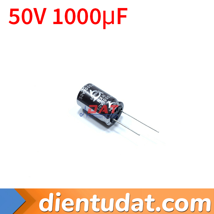 Tụ Hóa 1000uF 50V 12.5*25mm SAMYOUNG