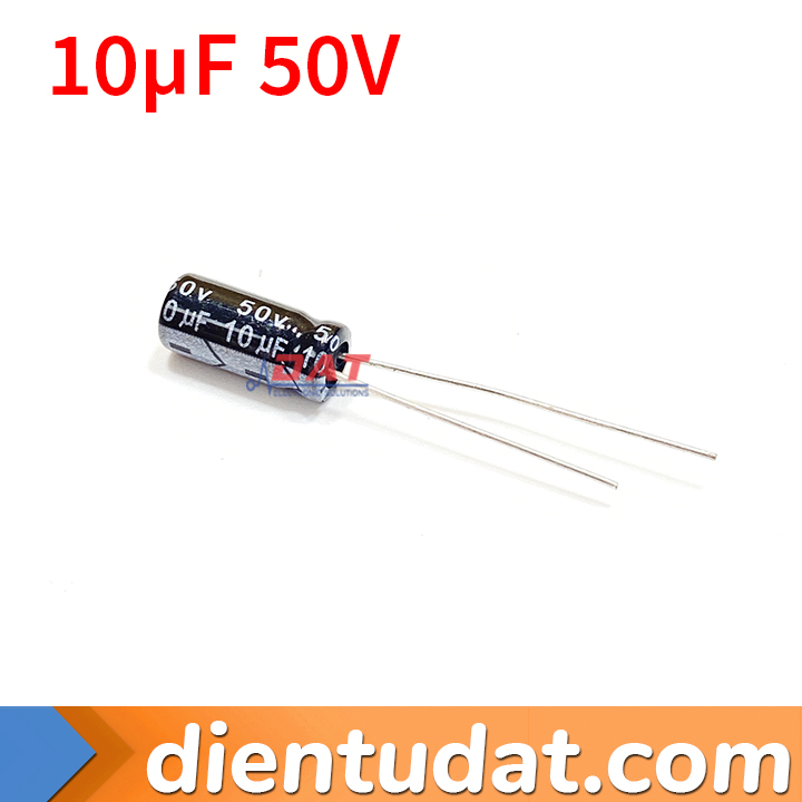 Tụ Hóa 10uF/50V - DIP 5x11mm