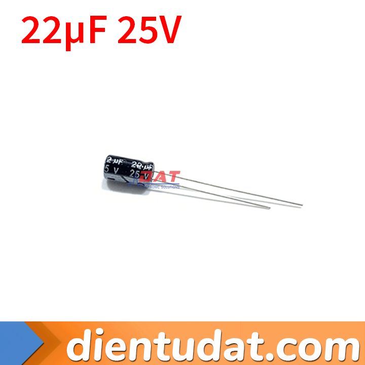 Tụ Hóa 22uF 25V 4*7mm