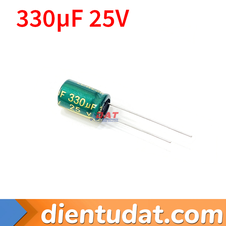 Tụ Hóa 330uF 25V 8*12mm