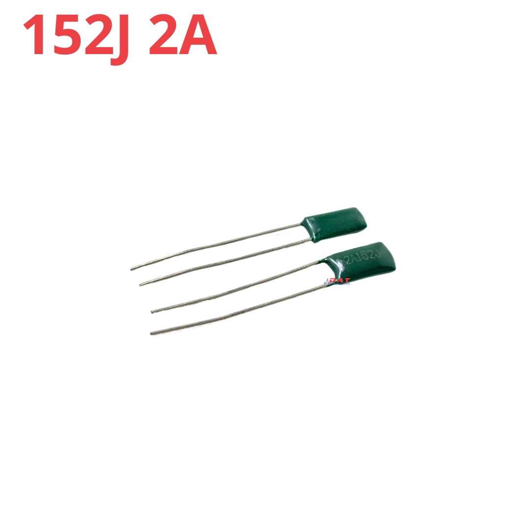 Tụ Polyester 2A 152J 1.5nF 100V