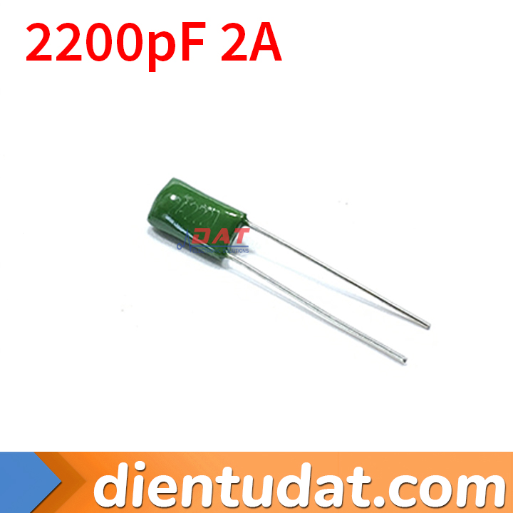 Tụ Polyester 2A 222J 2200pF 2.2nF 100V