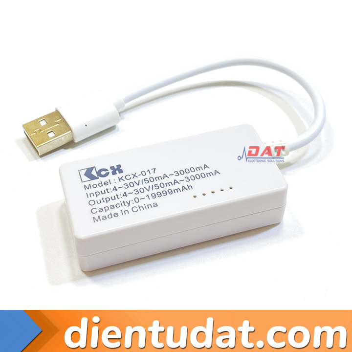 USB Tester Đo Dòng Áp Dung Lượng Có Dây Nối