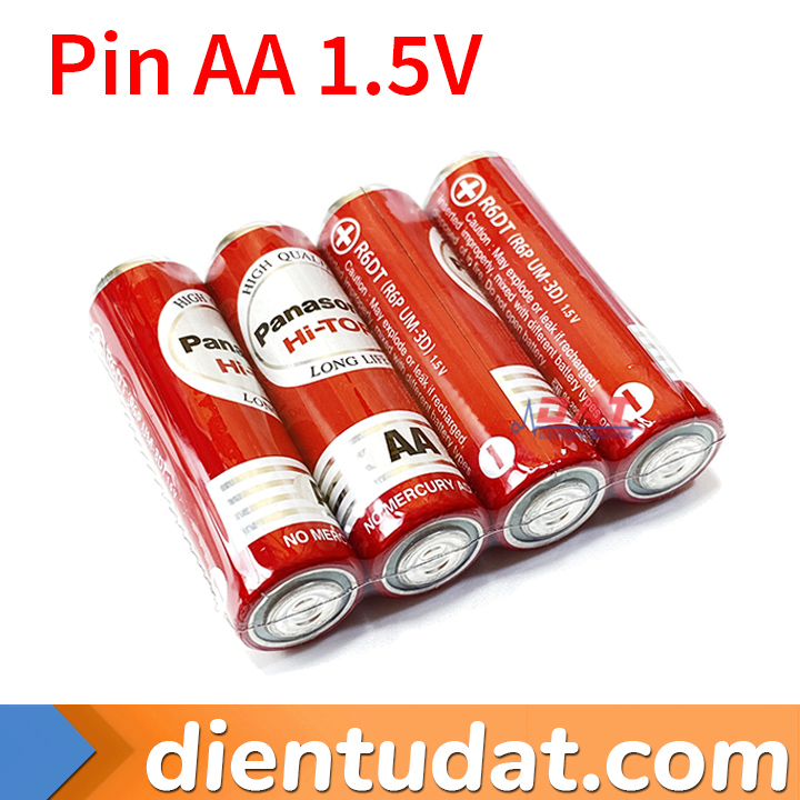 Vỉ 4 Viên Pin Panasonic AA R6DT/4S