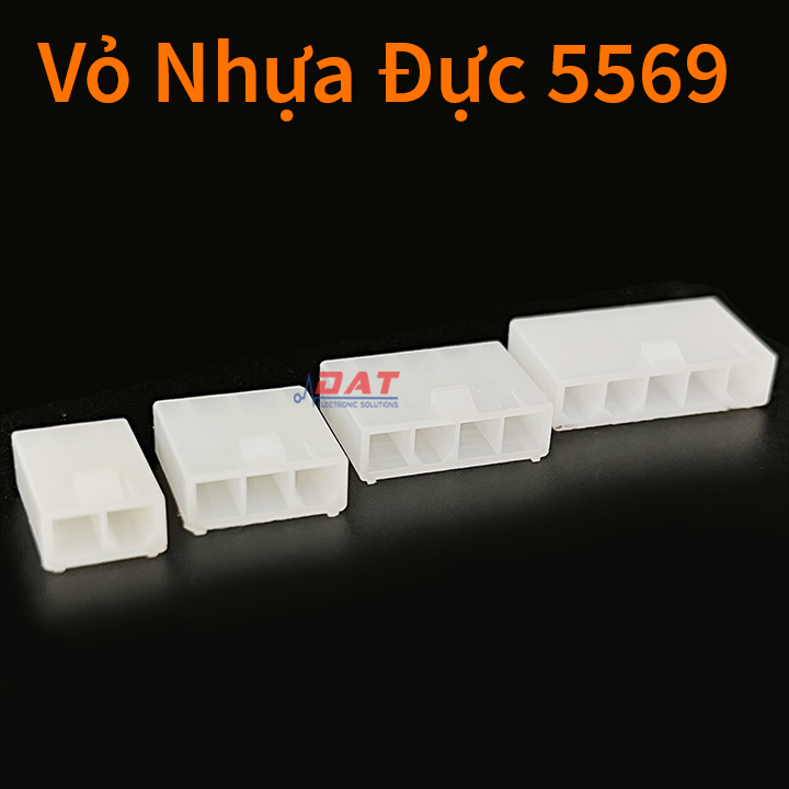 Header 5569 Hàng Đơn 4.2mm Đầu Nối Đực Chân Thẳng 2P 3P 4P 5P