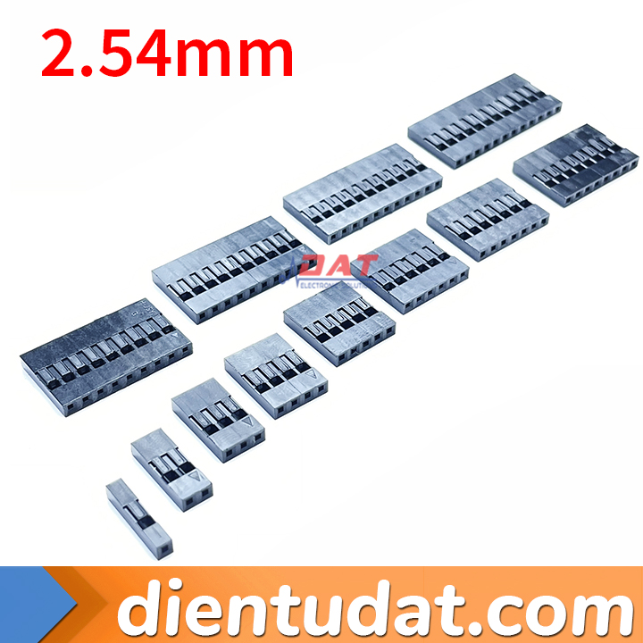 Vỏ Nhựa DuPont 2.54mm TJC8