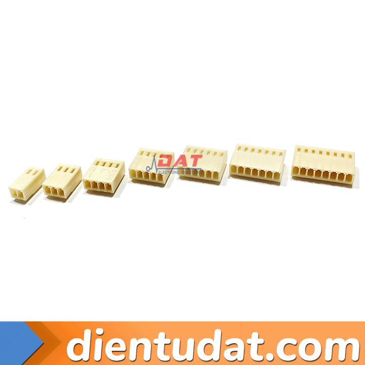 Vỏ Nhựa KF2510 2.54mm Đầu Cái 2P 3P 4P 5P 6P 7P 8P 9P 10P 11P 12P