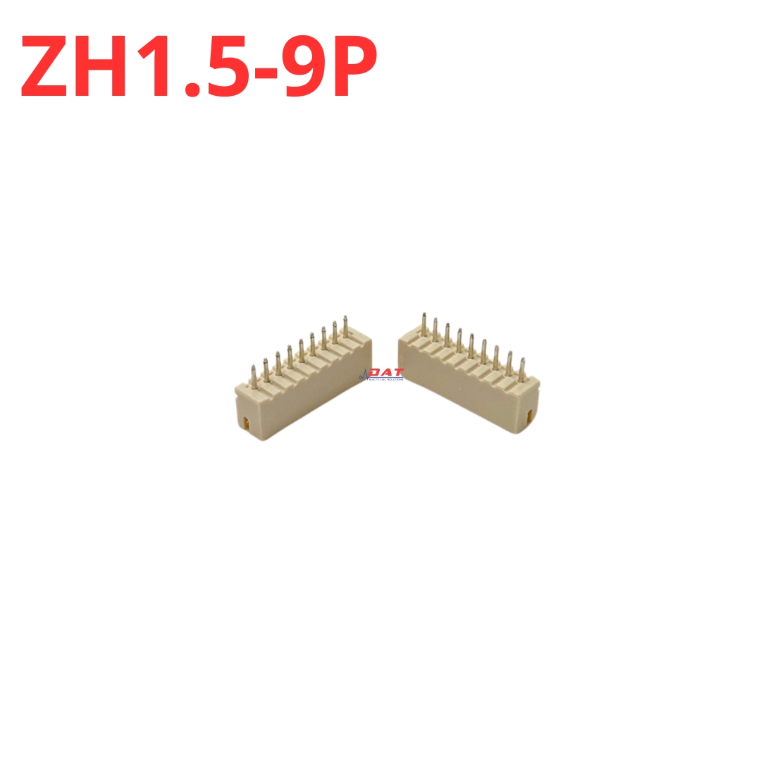 ZH1.5-9P Đầu Nối 1.5mm 9 Chân Thẳng Xuyên Lỗ