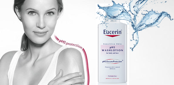 Sữa tắm dành cho da nhạy cảm Eucerin pH5 Washlotion 400ml