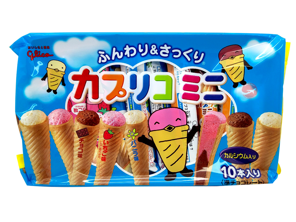 Bánh ốc quế Glico của Nhật Bản