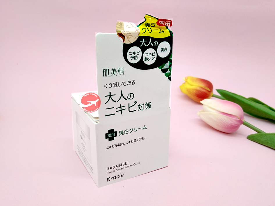 Kem dưỡng da mụn Kracie Hadabisei Facial Cream (Acne Care)