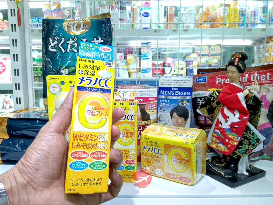 Kem dưỡng trắng, trị thâm nám CC Melano Rohto