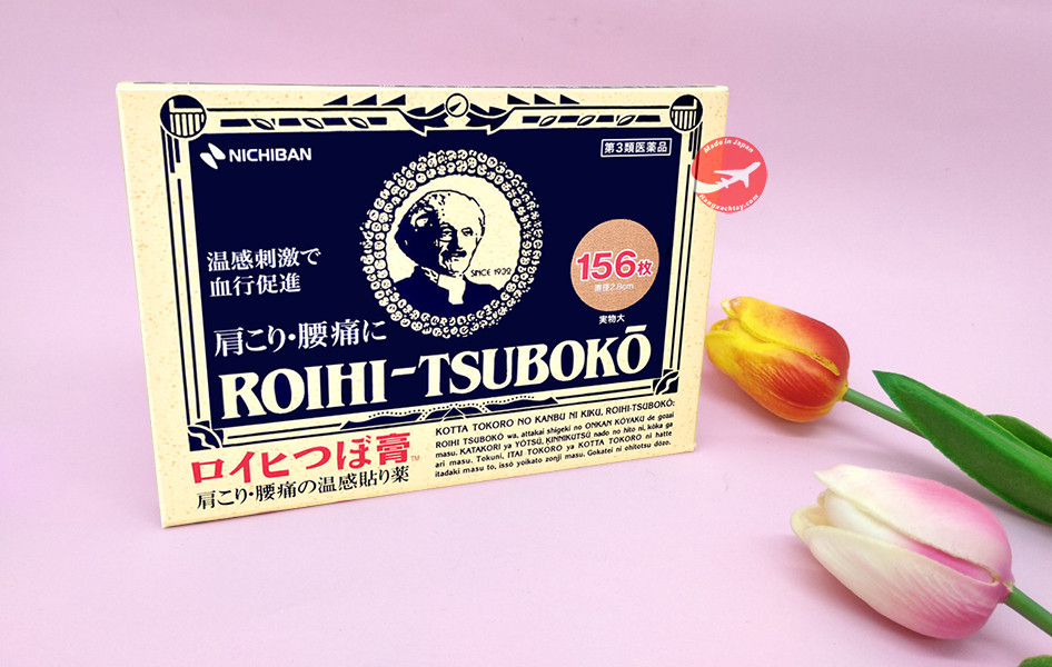 Miếng Dán Huyệt Đạo Giảm Đau Roihi Tsuboko 156 miếng. 