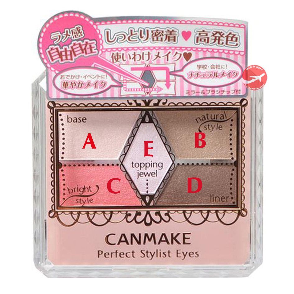 Phấn mắt Canmake Perfect Stylist Eyes (5 màu)