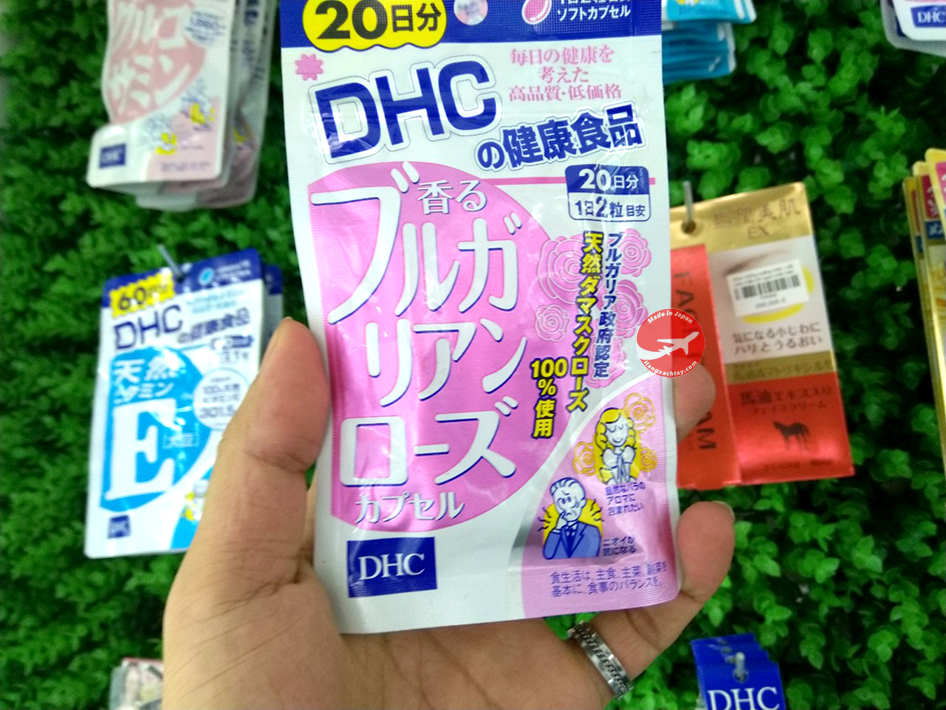 viên uống tinh dầu hoa hồng thơm cơ thể DHC