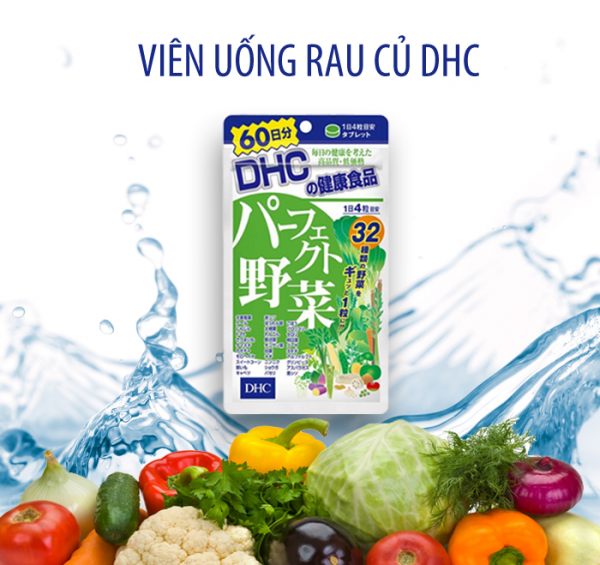 Viên uống rau củ DHC 60 ngày 240 viên