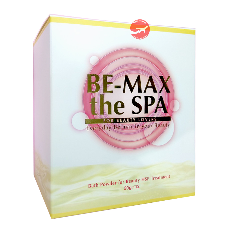 Bột tắm trắng Be-Max The Spa Bath Powder Nhật Bản hộp 12 gói