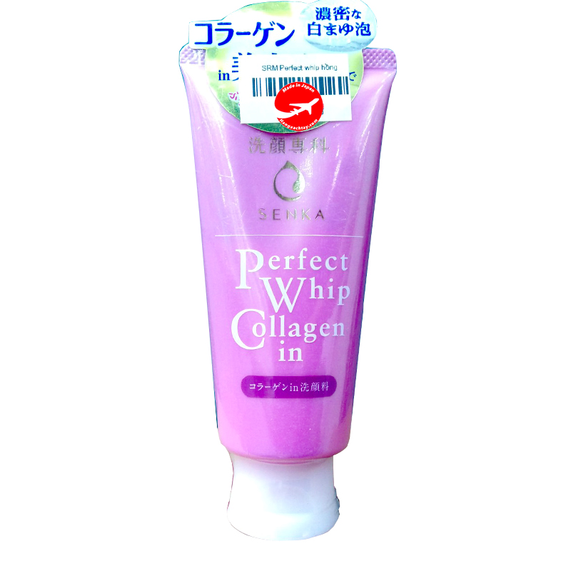 Sữa rửa mặt Shiseido Senka Perfect Whip Collagen 120g.