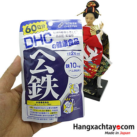 Viên uống bổ sung Sắt của DHC 60 ngày 120 viên