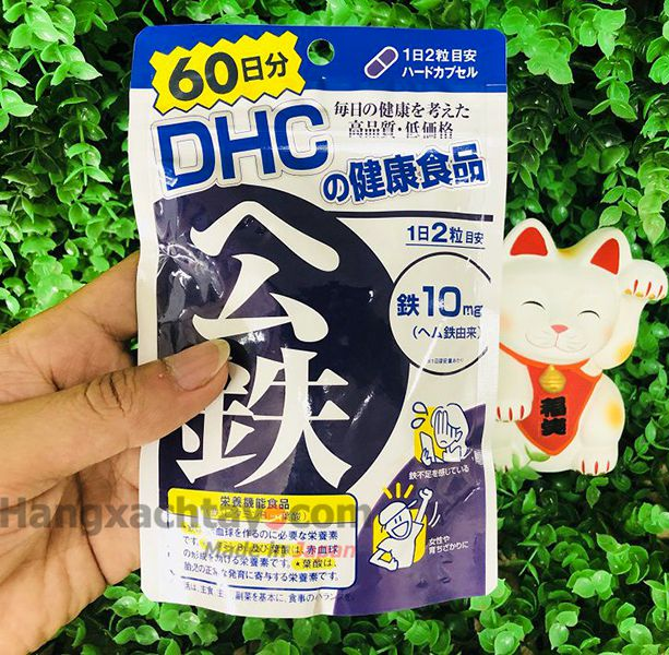 Viên uống bổ sung Sắt của DHC 60 ngày 120 viên