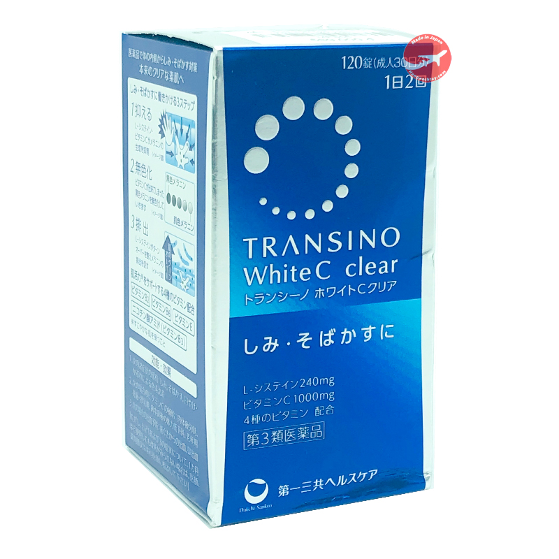 Viên uống trắng da Transino White C 120 viên