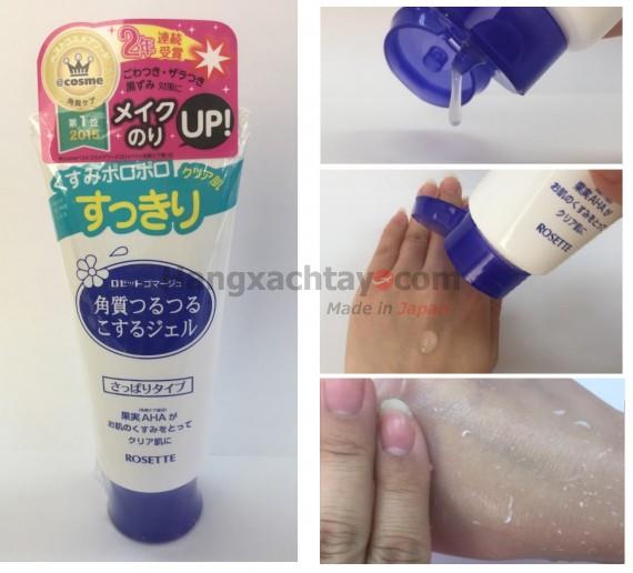 Tẩy da chết Peeling gel Rosette