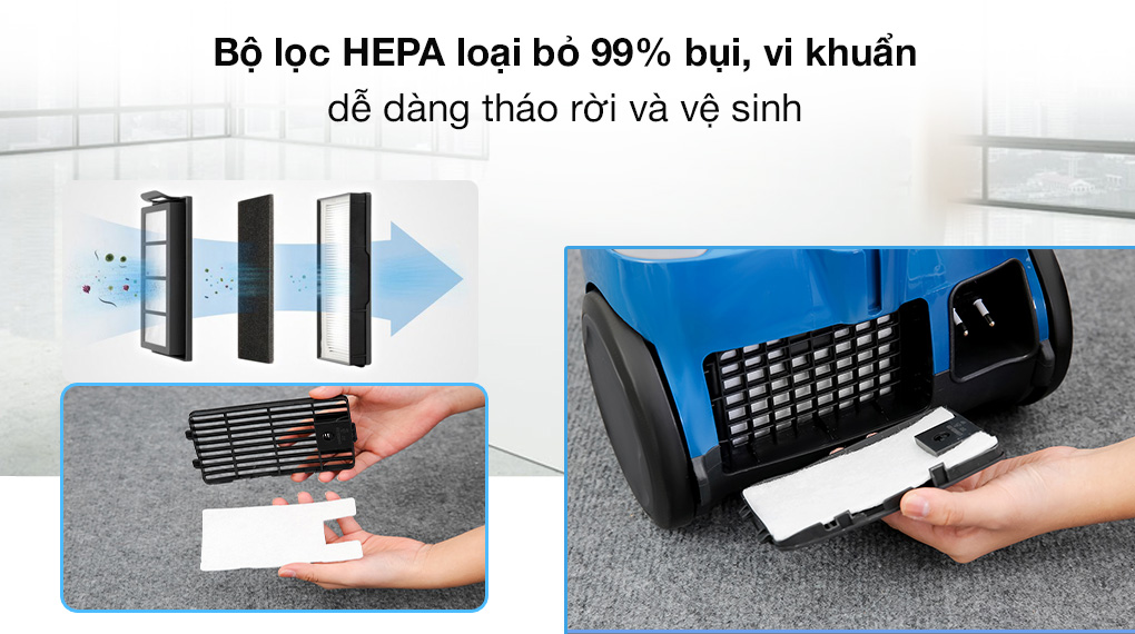 Máy hút bụi dạng hộp Electrolux Z1220