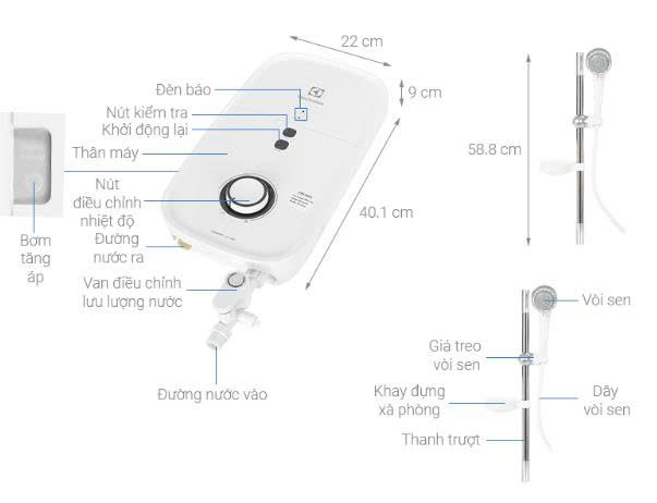 Máy nước nóng Electrolux EWE451KB-DWG2