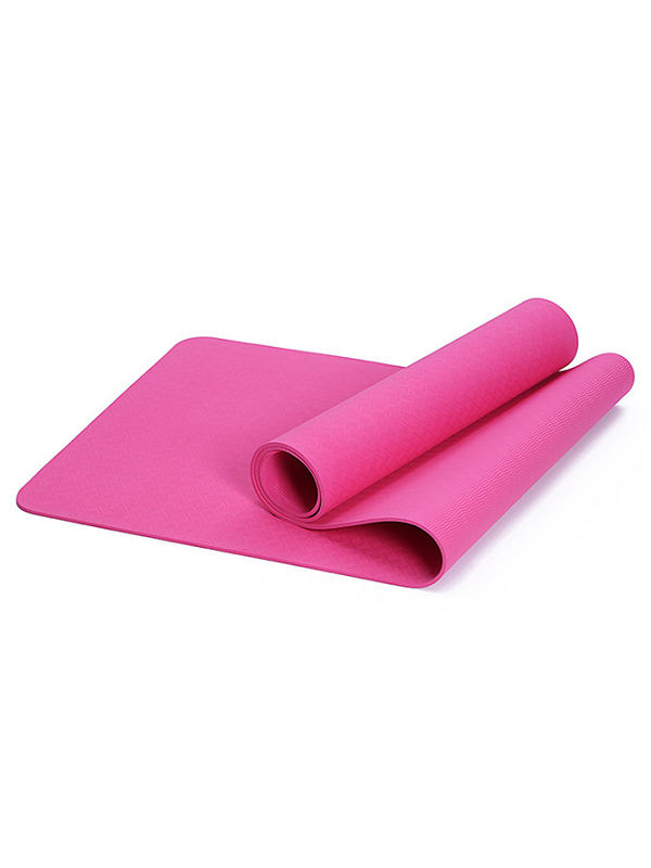 Thảm yoga TPE Zeno 1 lớp 8mm (hồng)