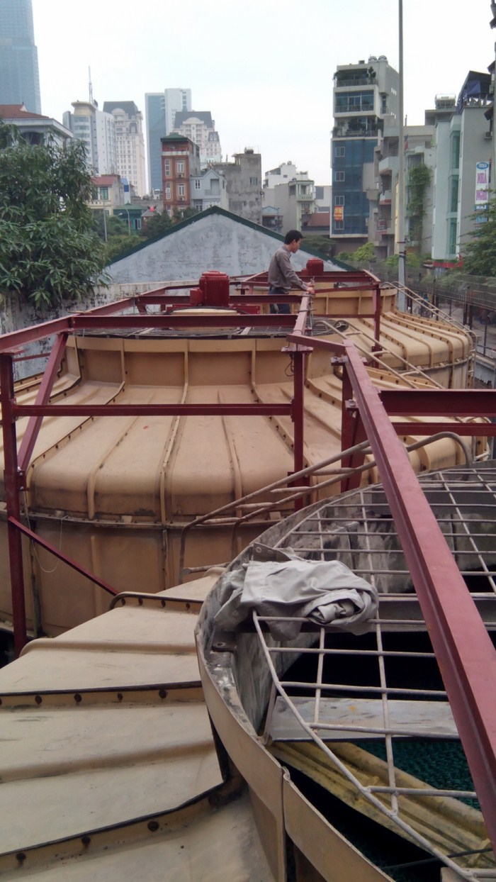Bảo dưỡng tháp FRK 500T - Tổng cục 2 BQP