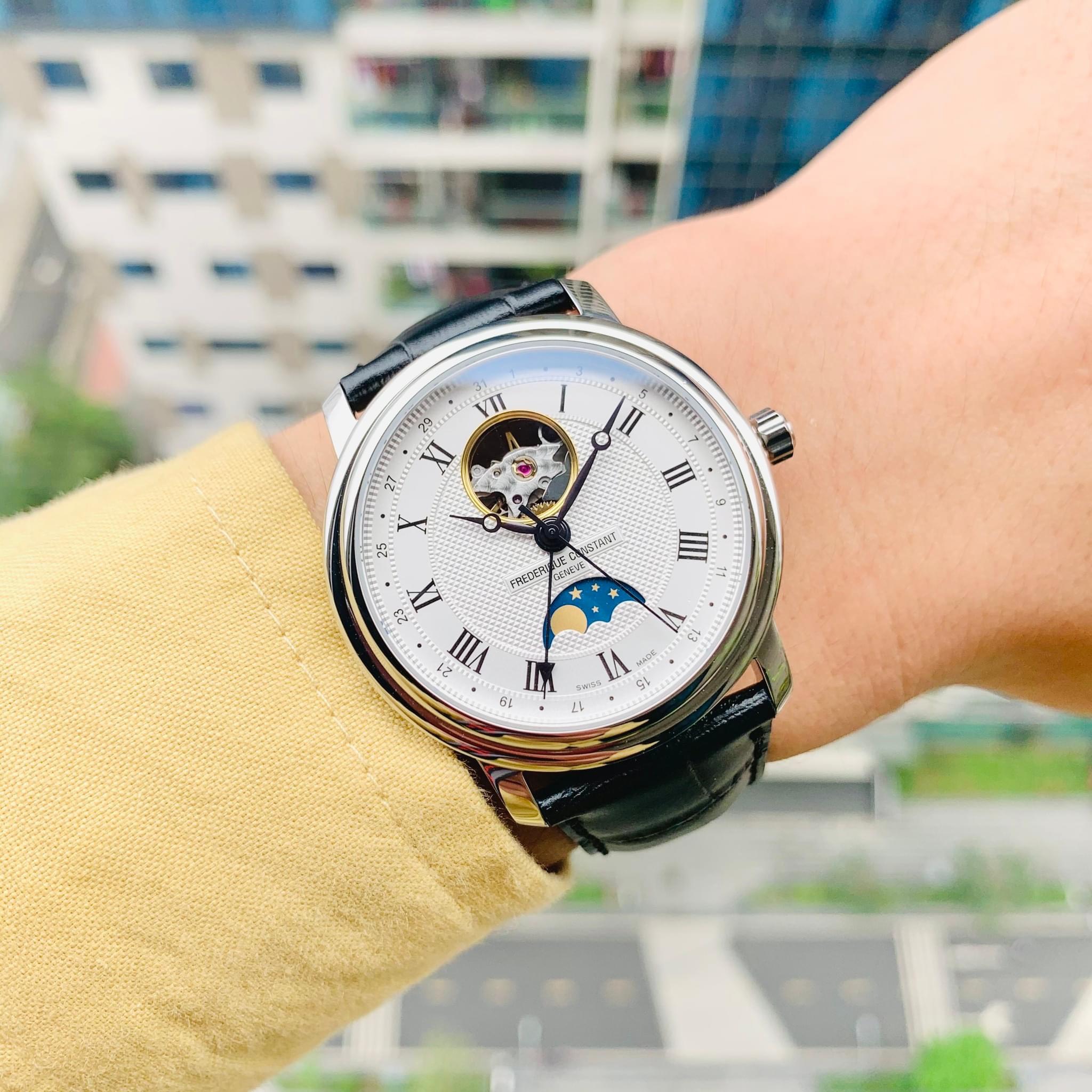 Frederique constant deals open heart moonphase