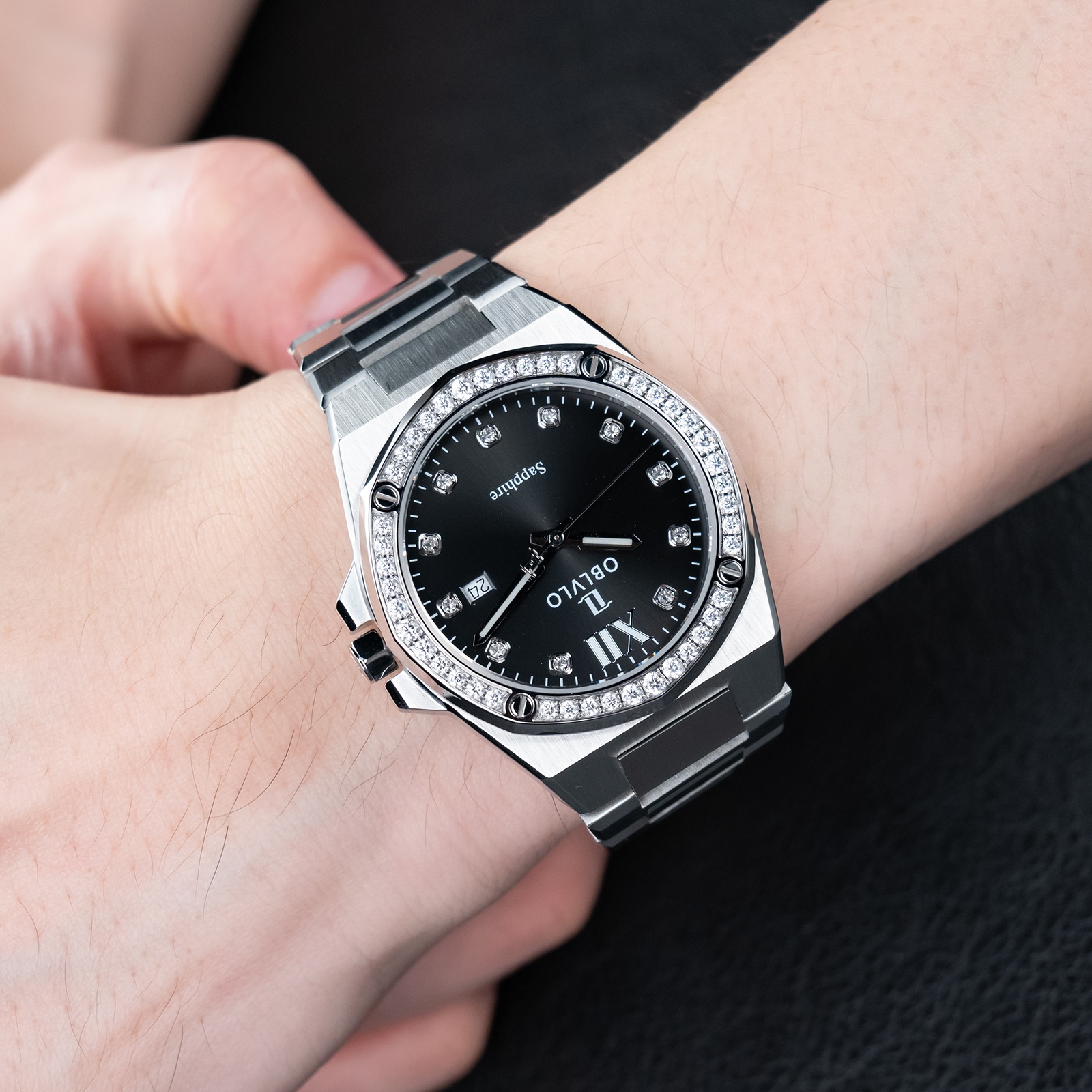 ĐỒNG HỒ CẶP ĐÔI OBLVLO AW-D-Đ SWISS QUARTZ CHÍNH HÃNG ĐẲNG CẤP