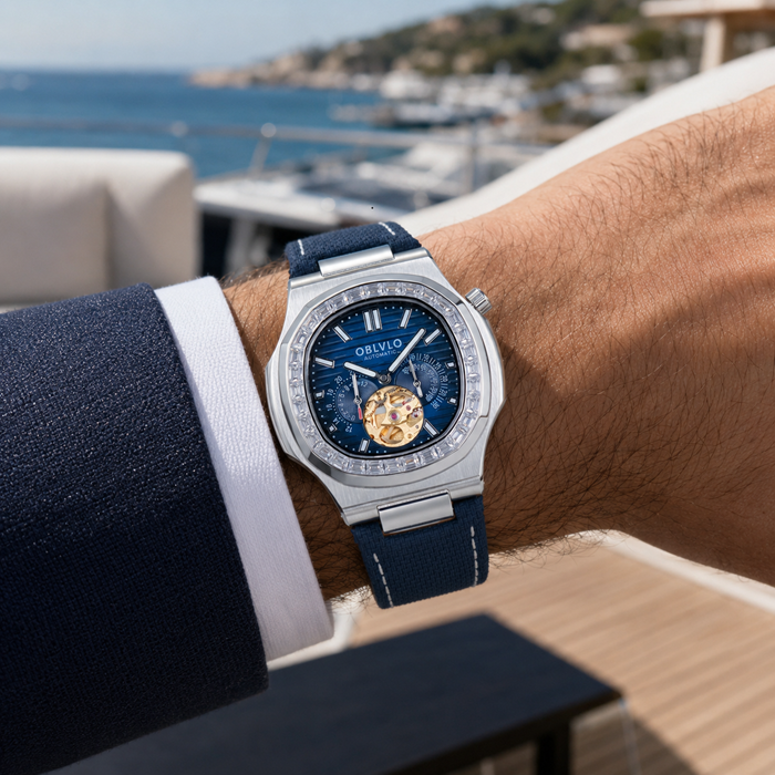 Đồng hồ nam Oblvlo RGA20S7-D-YLLL