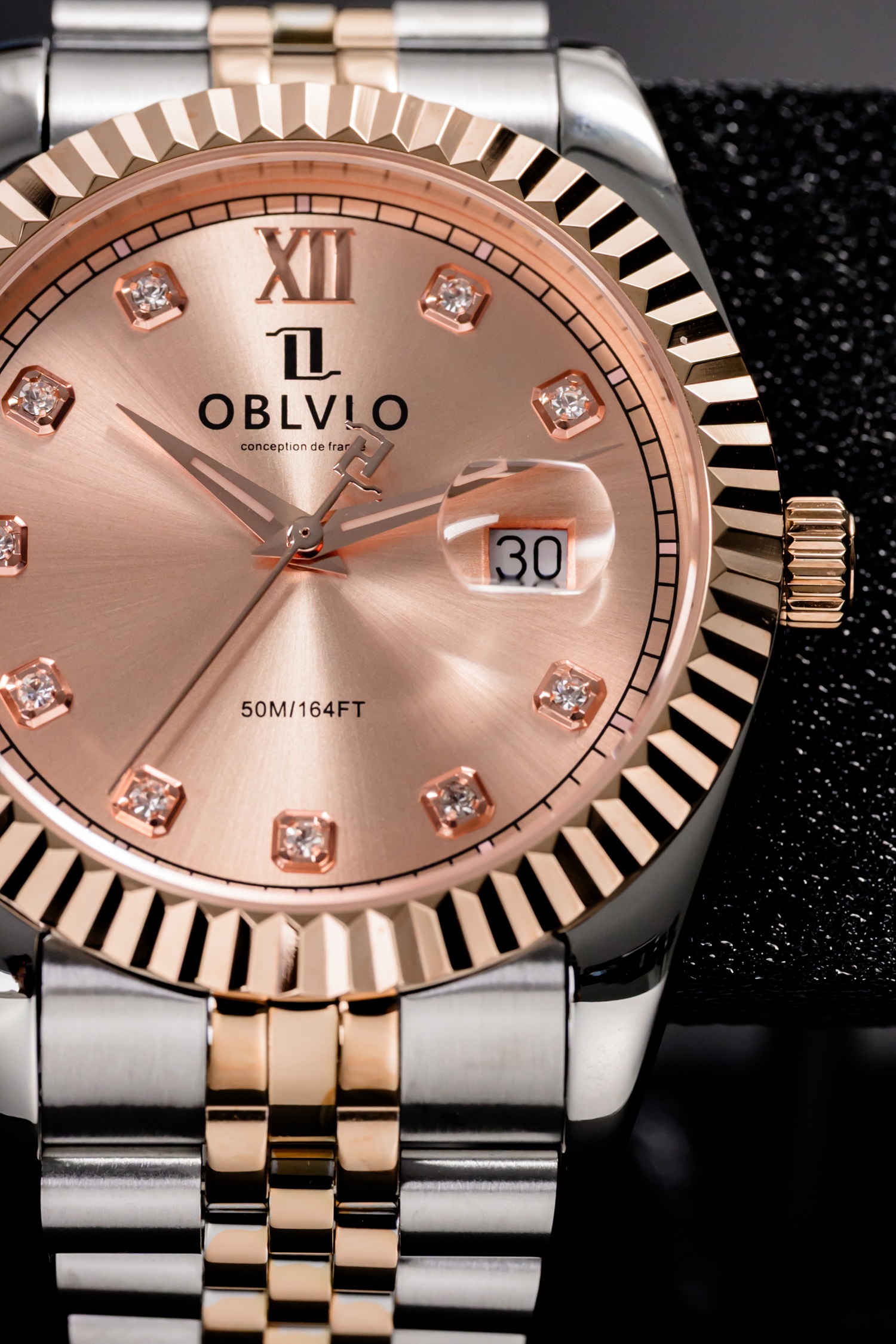ĐỒNG HỒ CẶP ĐÔI OBLVLO AX-RX-V SWISS QUARTZ CHÍNH HÃNG SANG TRỌNG VÀ QUYỀN LỰC