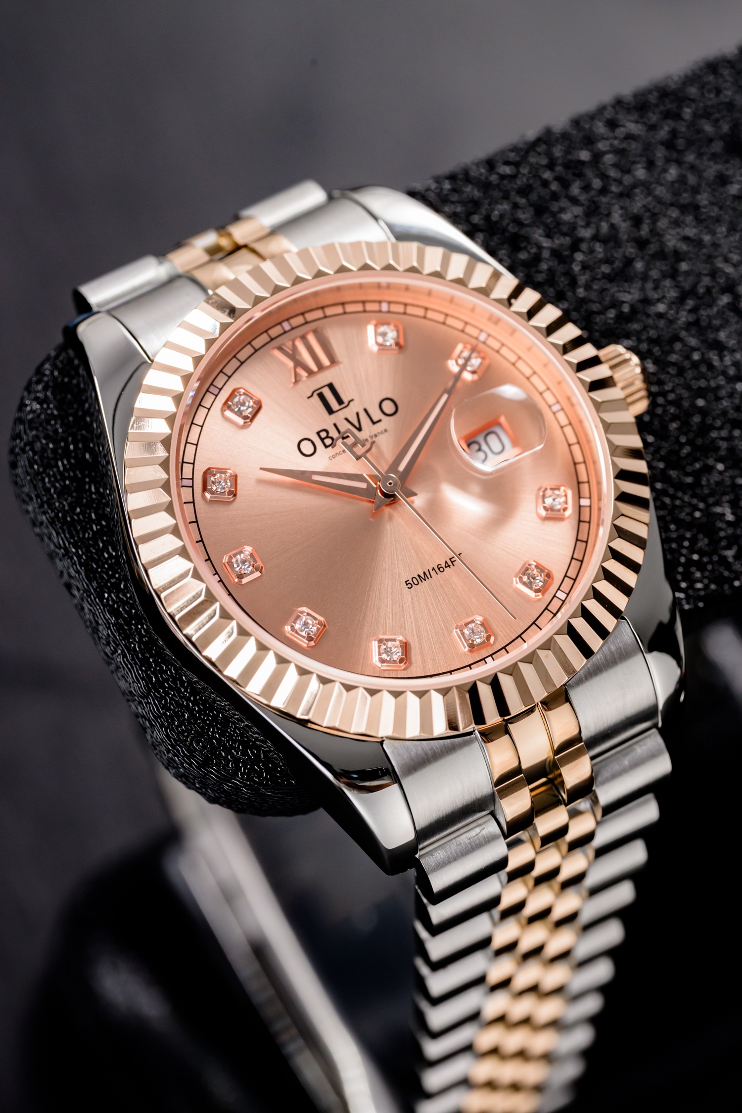 ĐỒNG HỒ CẶP ĐÔI OBLVLO AX-RX-V SWISS QUARTZ CHÍNH HÃNG SANG TRỌNG VÀ QUYỀN LỰC