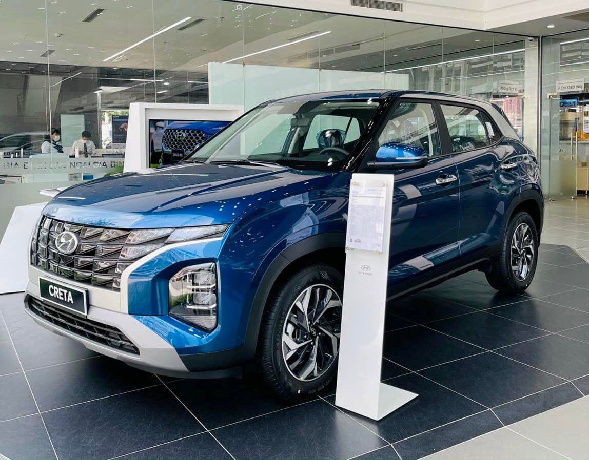 Hyundai Creta 2023 màu xanh dương