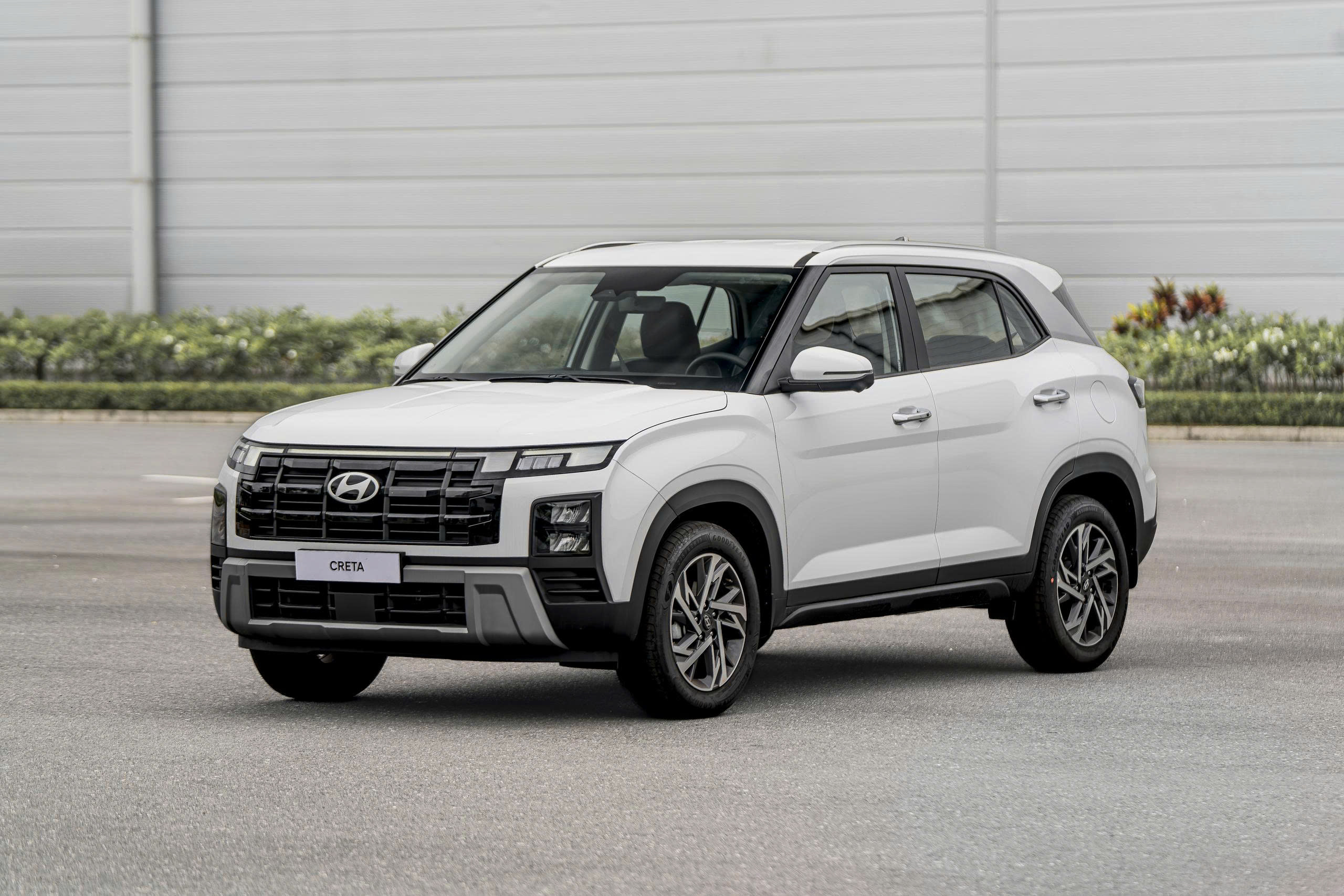New Creta Cao Cấp 2025 màu trắng