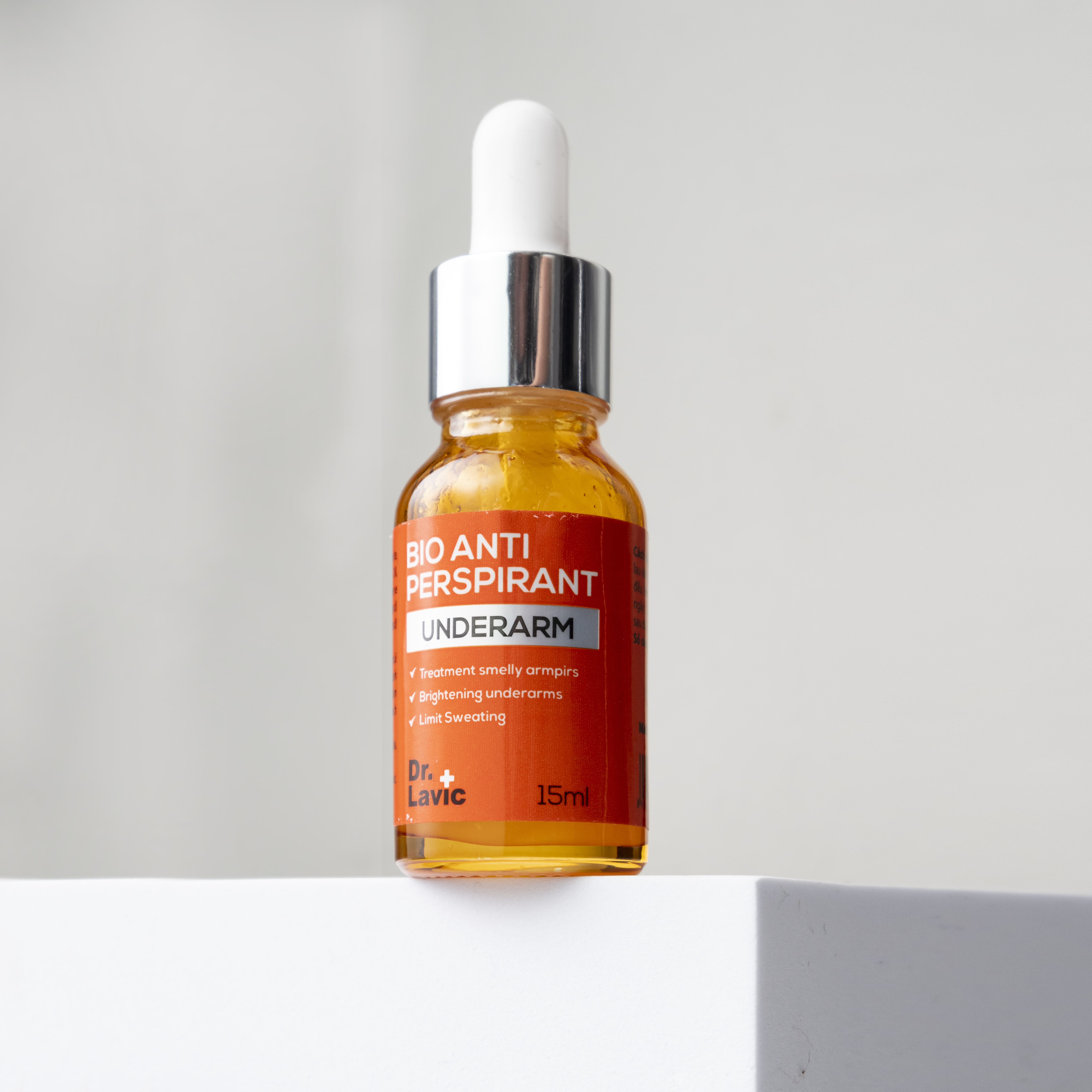 Serum hôi nách Dr.Lavic Bio Anti Perspirant Underarm khử mùi hôi nách hôi chân công nghệ USA 15ml DR950