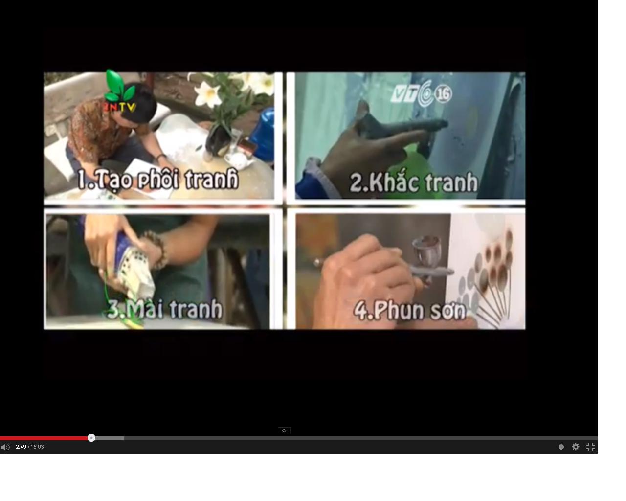 Quy trình làm tranh kính coba 