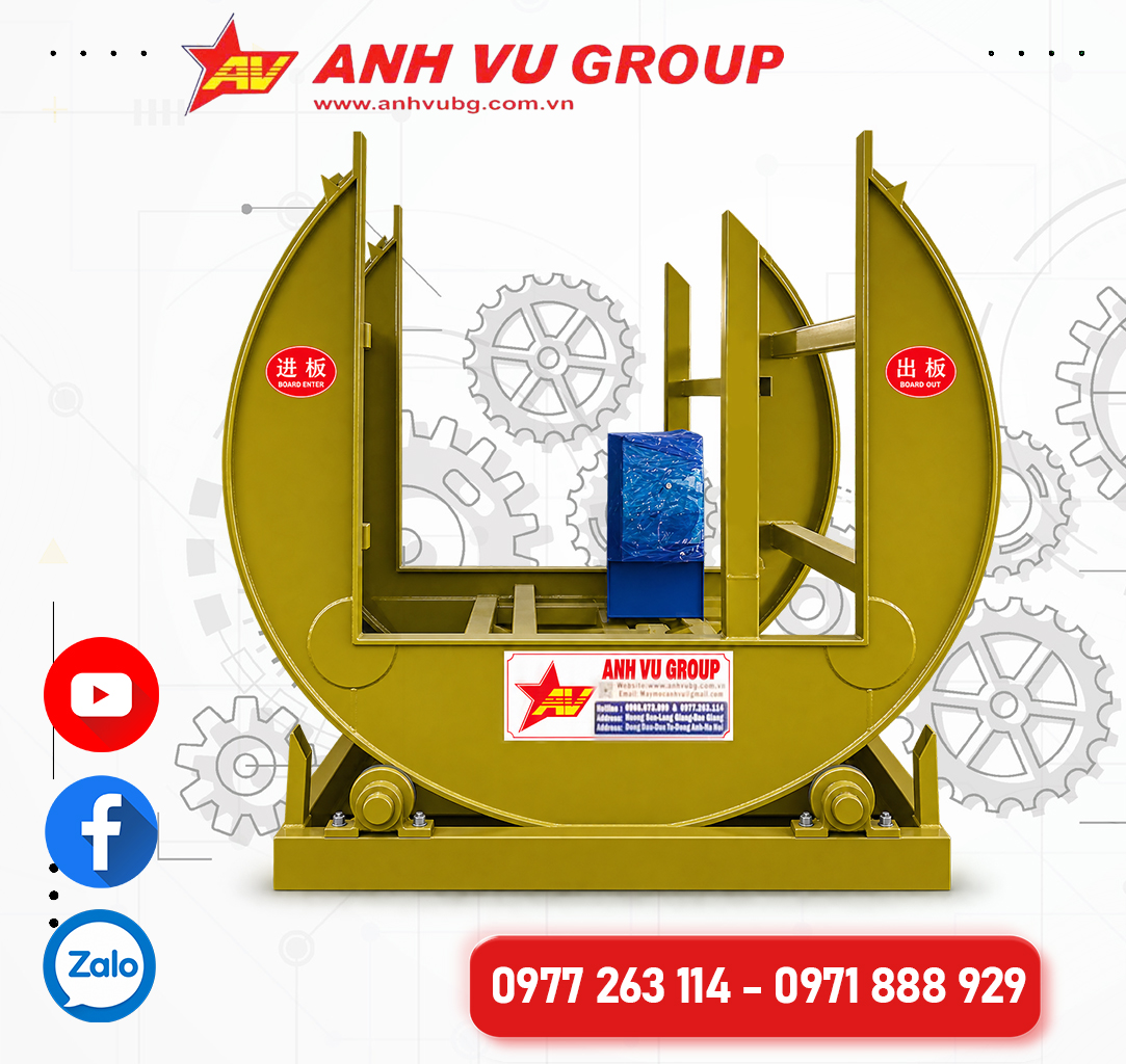 MÁY LẬT VÁN ĐÓNG KIỆN 180 ĐỘ