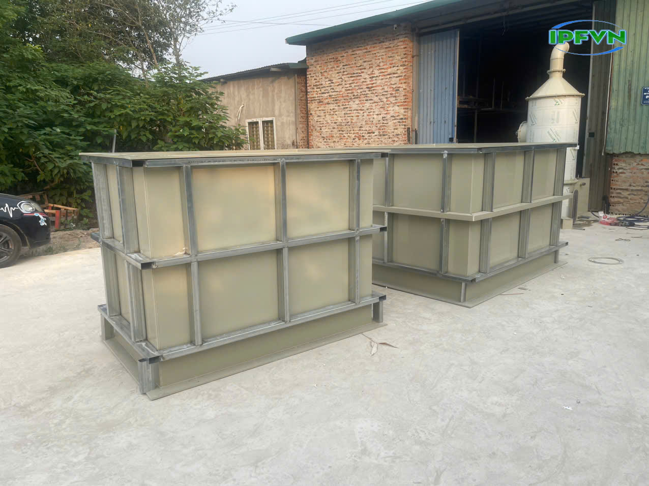 Bể nhựa PP trong ngành xi mạ, dệt nhuộm – Chịu hóa chất, chịu nhiệt tốt