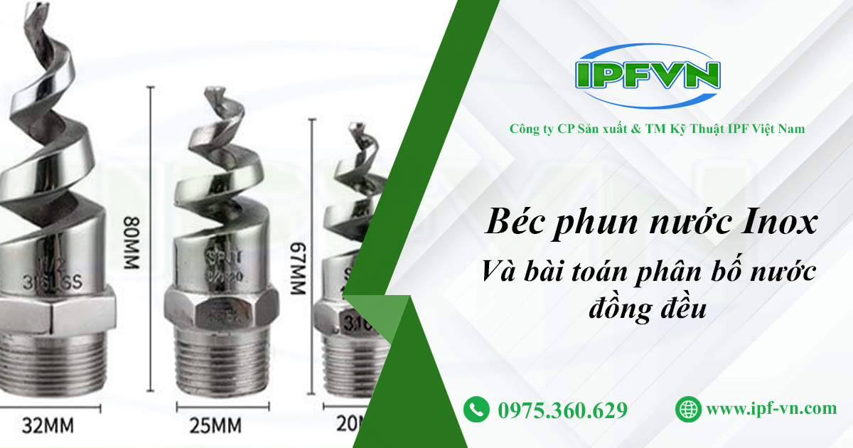 Béc Phun Nước Inox Và Bài Toán Phân Bố Nước Đồng Đều