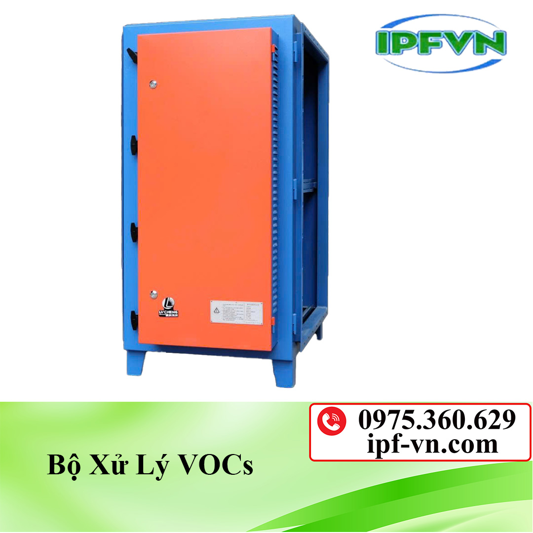 Thiết kế bộ xử lý VOCs theo lưu lượng và nồng độ khí thải