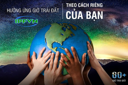 Các hoạt động hưởng ứng giờ trái đất tháng 3 năm 2021 -  IPF Việt Nam