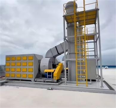 Tháp hấp phụ cho điện tử – coating – linh kiện.