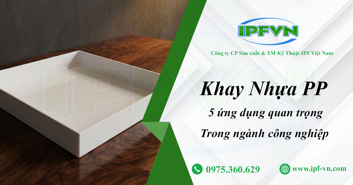 Khay Nhựa PP Dùng Để Làm Gì? 5 Ứng Dụng Quan Trọng Trong Công Nghiệp