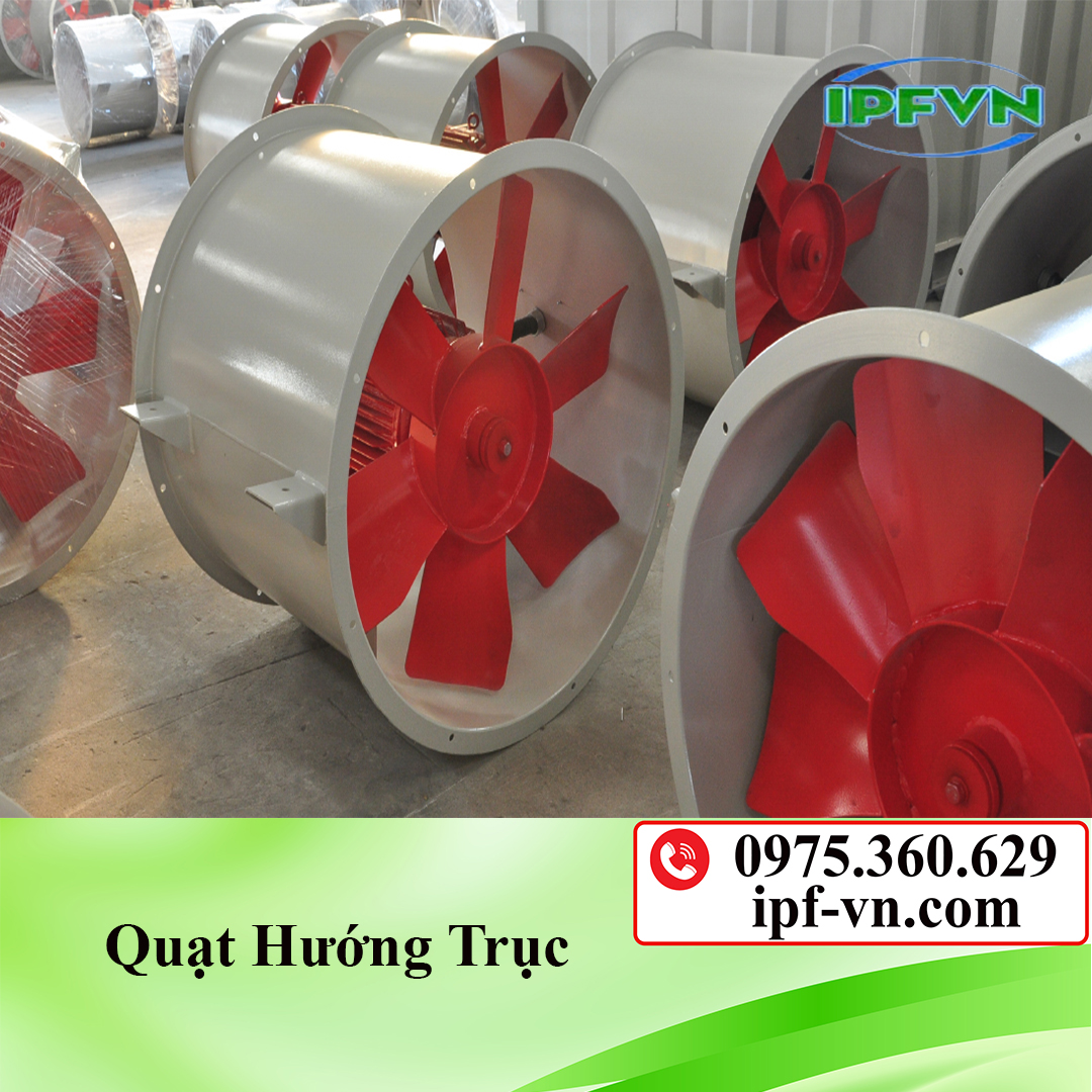 Quạt hướng trục truyền động trực tiếp và gián tiếp – Ưu nhược điểm từng loại