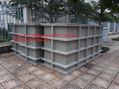 Bể nhựa PP dùng cho chứa hóa chất ăn mòn (axit, kiềm, muối)