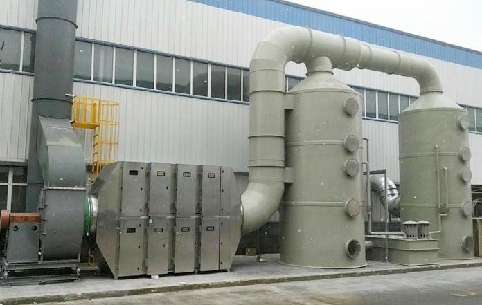 Tháp hấp phụ xử lý VOCs trong ngành sơn, in ấn, hóa chất